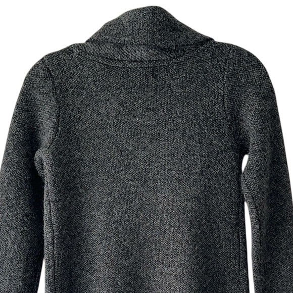 ADRIENNE VITTADINI | NWOT WOOL BLEND WRAP FRONT SINGLE BUTTON COAT SWEATER | XS - Picture 9 of 12